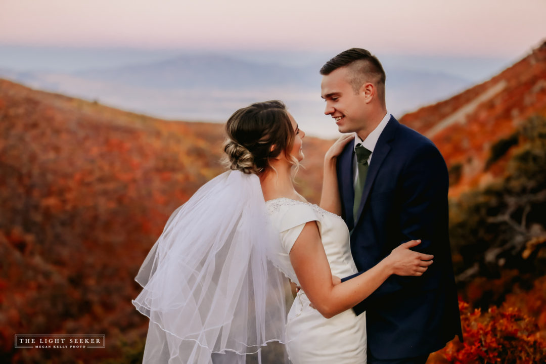 Bridals near Provo during fall near Squaw Peak