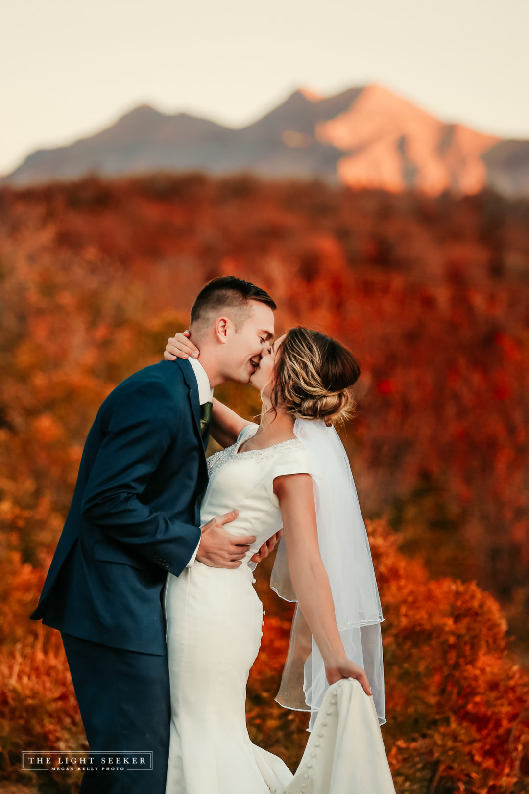 Bridals near Provo during fall near Squaw Peak