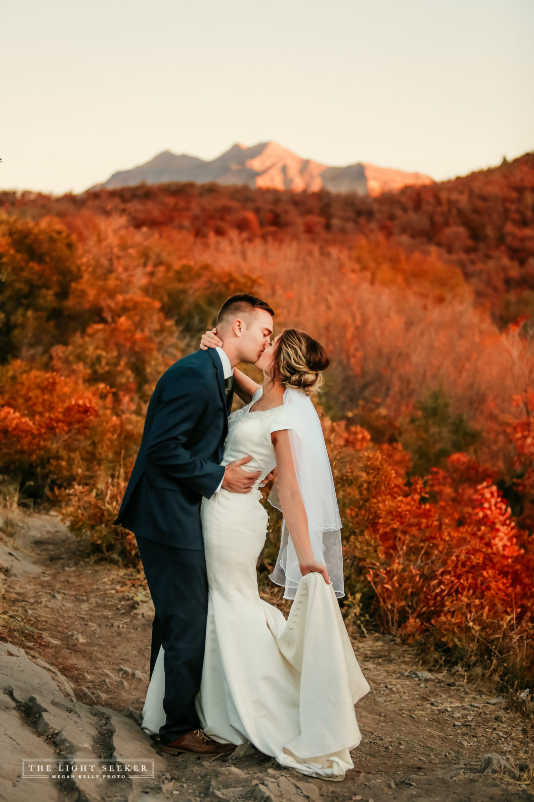 Bridals near Provo during fall near Squaw Peak