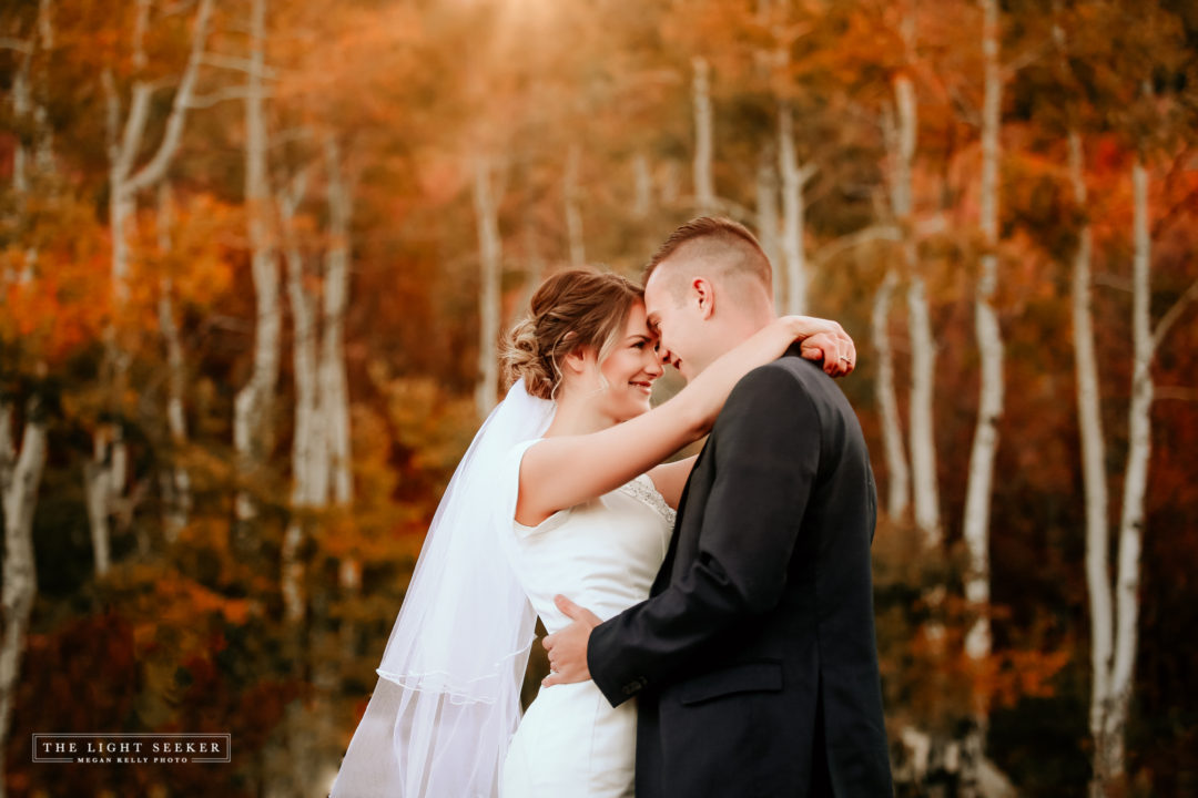 Bridals near Provo during fall near Squaw Peak