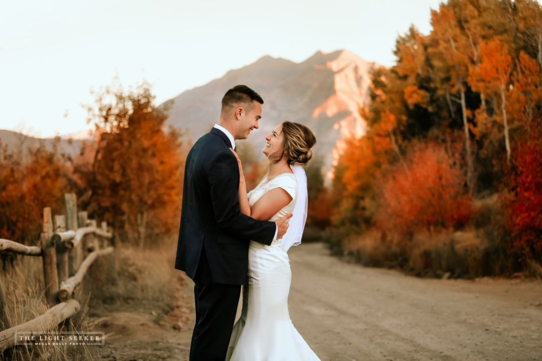 Bridals near Provo during fall near Squaw Peak