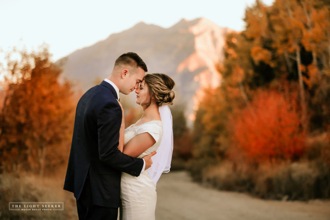 Bridals near Provo during fall near Squaw Peak