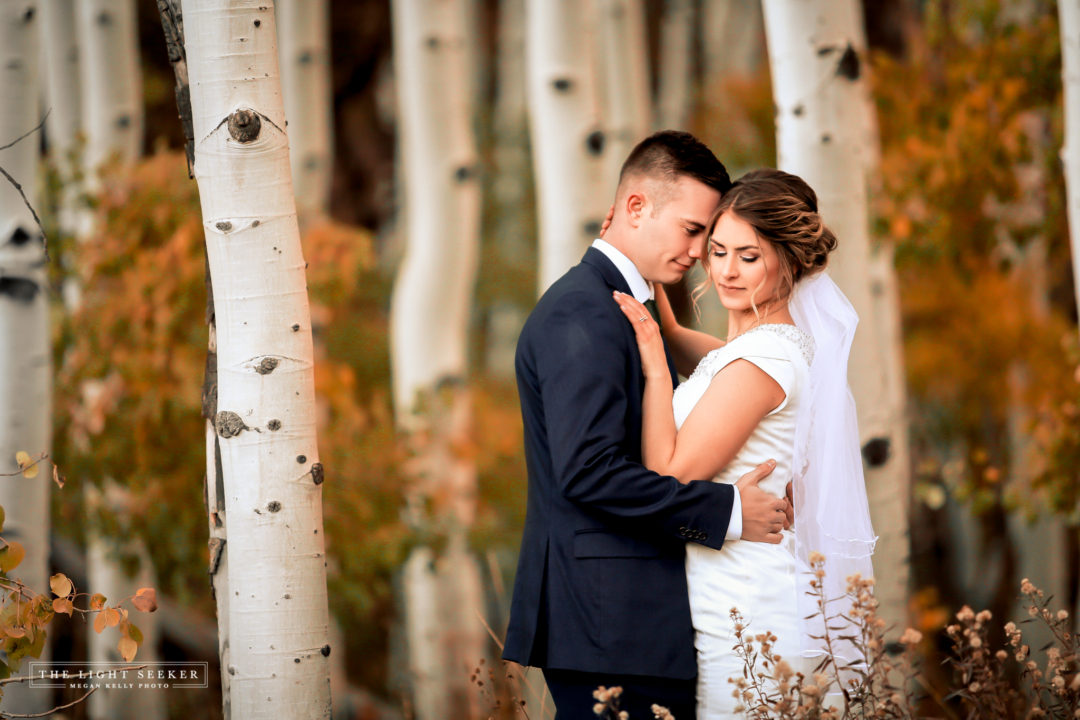 Bridals near Provo during fall near Squaw Peak