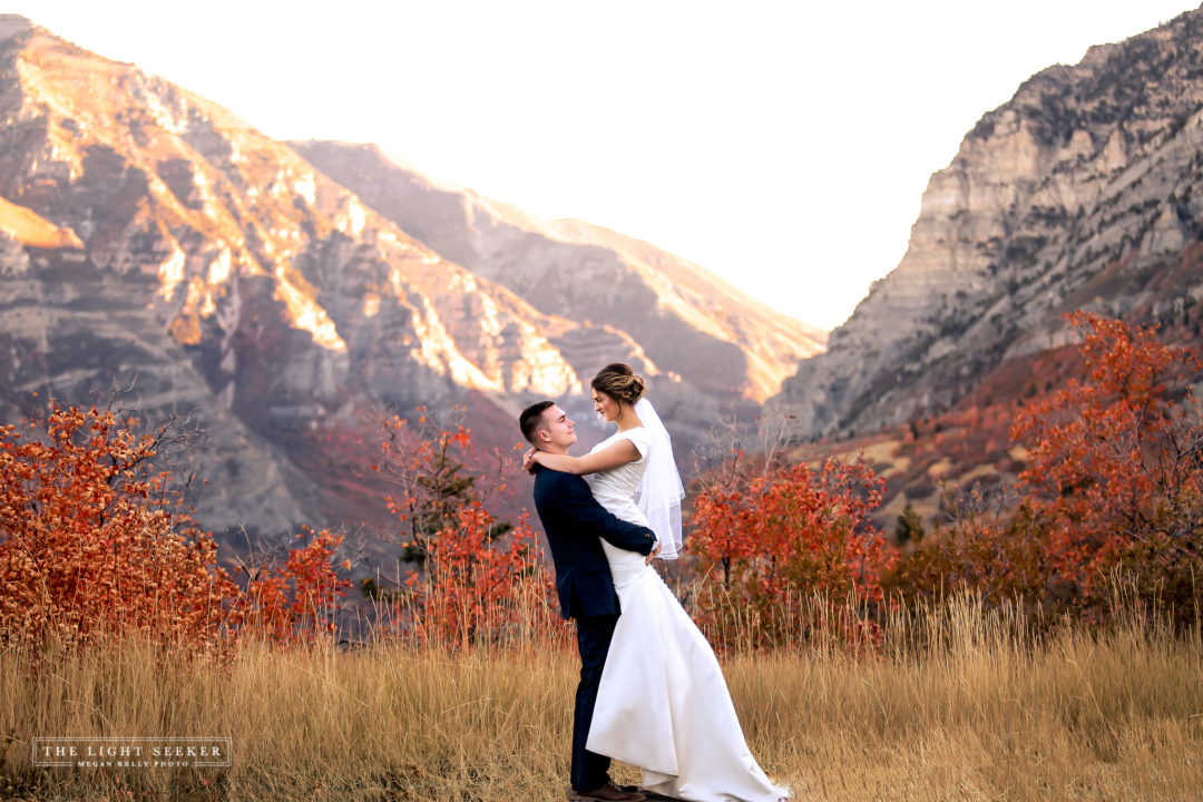 Bridals near Provo during fall near Squaw Peak