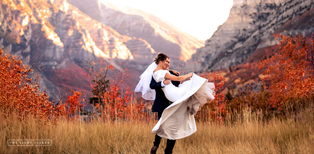 Bridals near Provo during fall near Squaw Peak