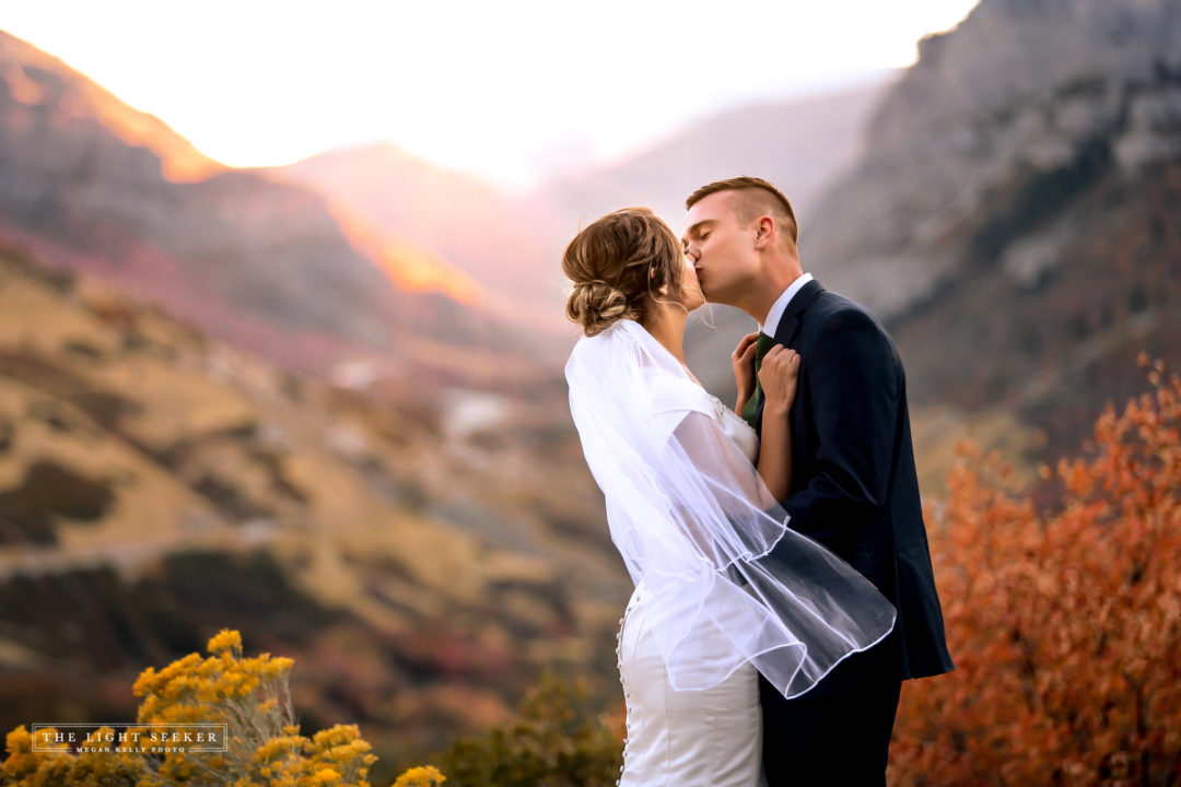 Bridals near Provo during fall near Squaw Peak