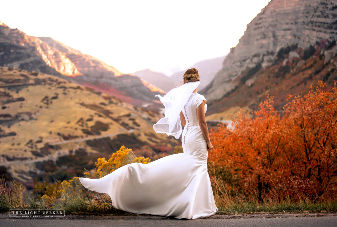 Bridals near Provo during fall near Squaw Peak