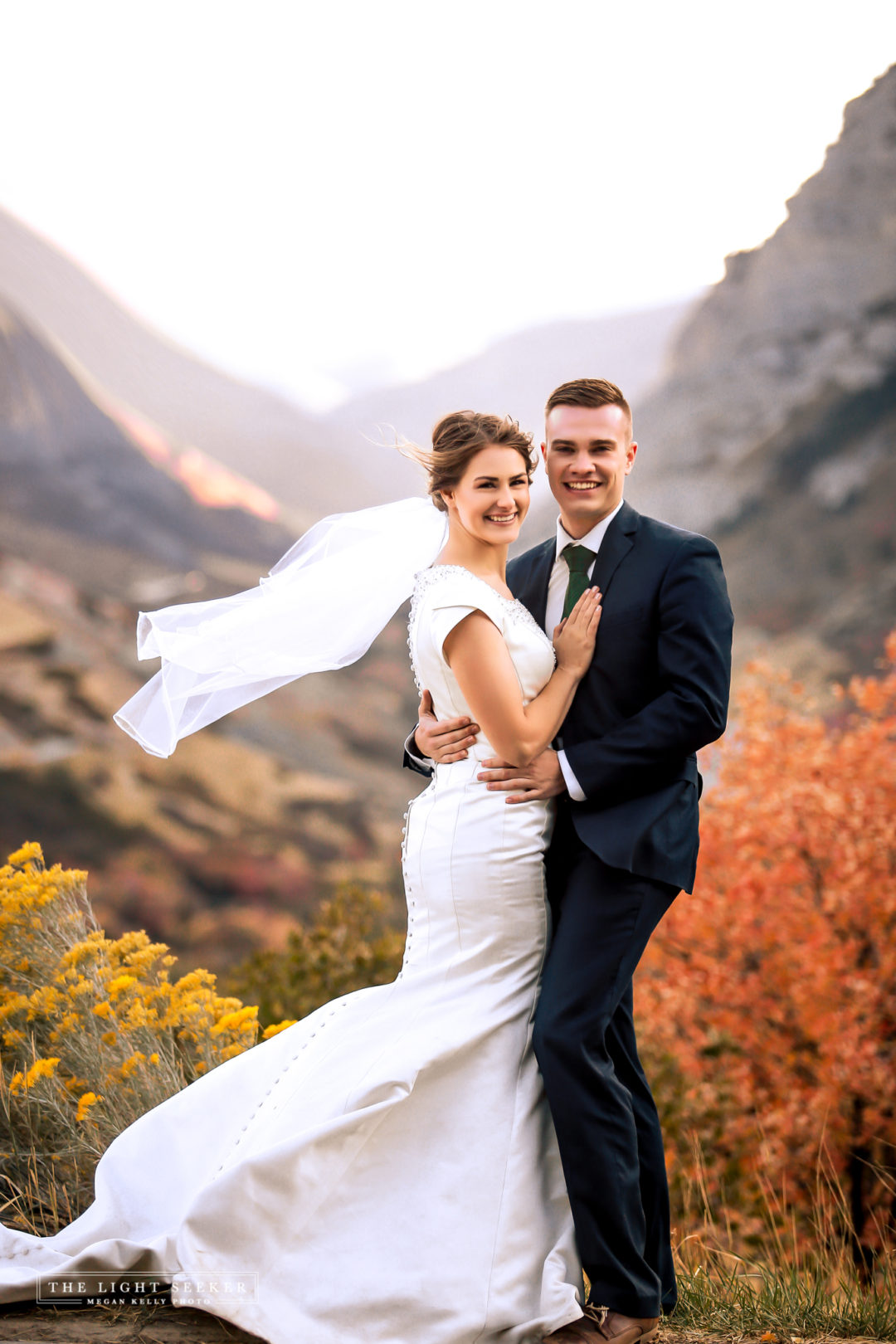 Bridals near Provo during fall near Squaw Peak