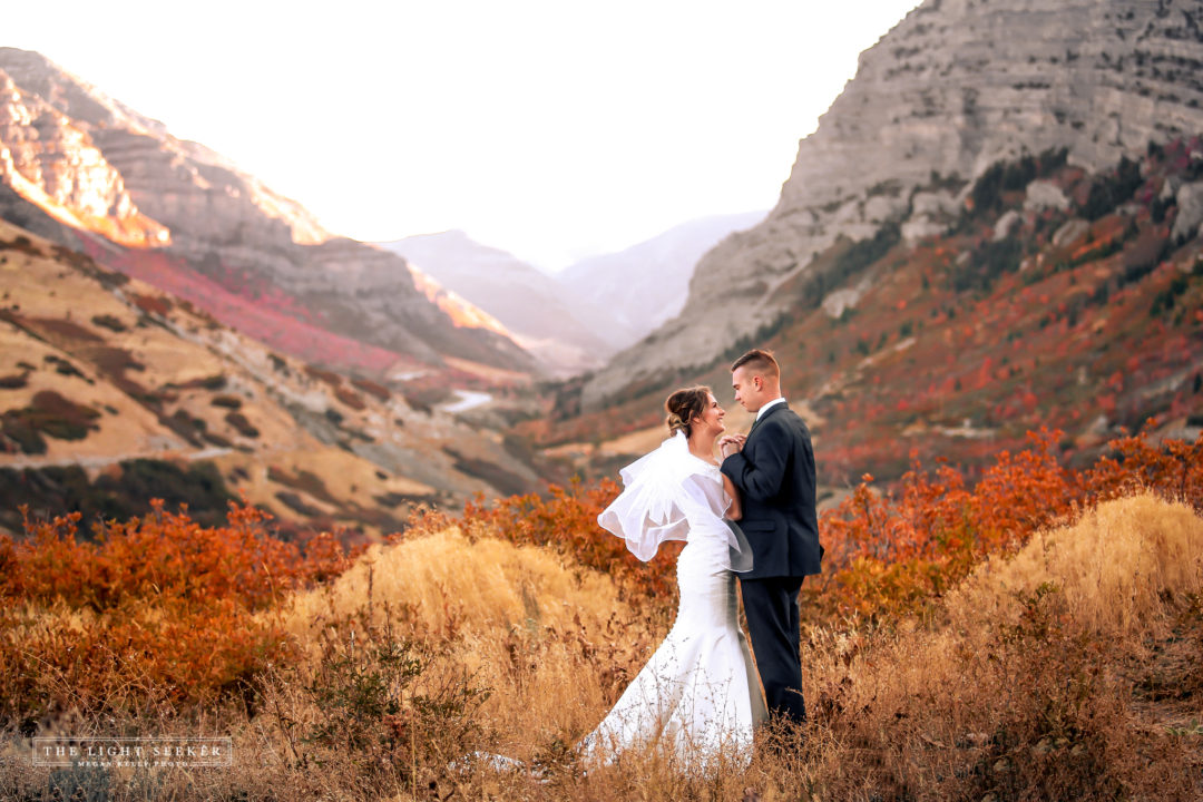 Bridals near Provo during fall near Squaw Peak