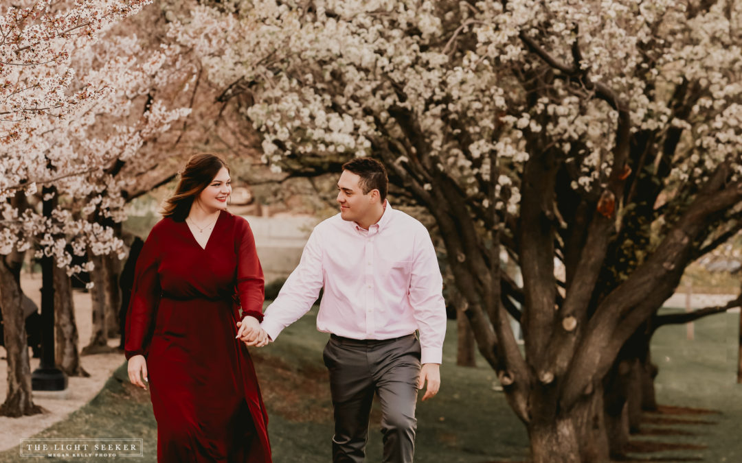 Sonny + Kaitlyn – Utah Capitol Building Blossoms